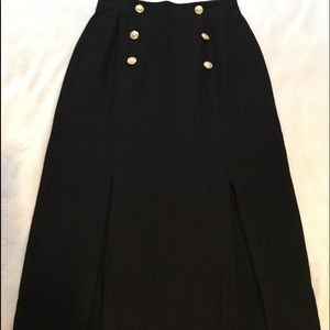 Retro style wool skirt